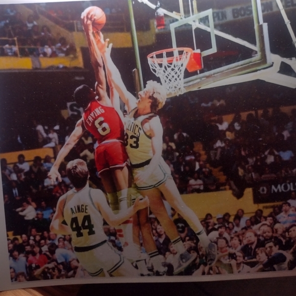 NEW! JULIUS ERVING DR.J SIXERS 8.5x11 ULTRA GLOSSY OLD SCHOOL SLAM DUNK💥POSTER! - Picture 4 of 7